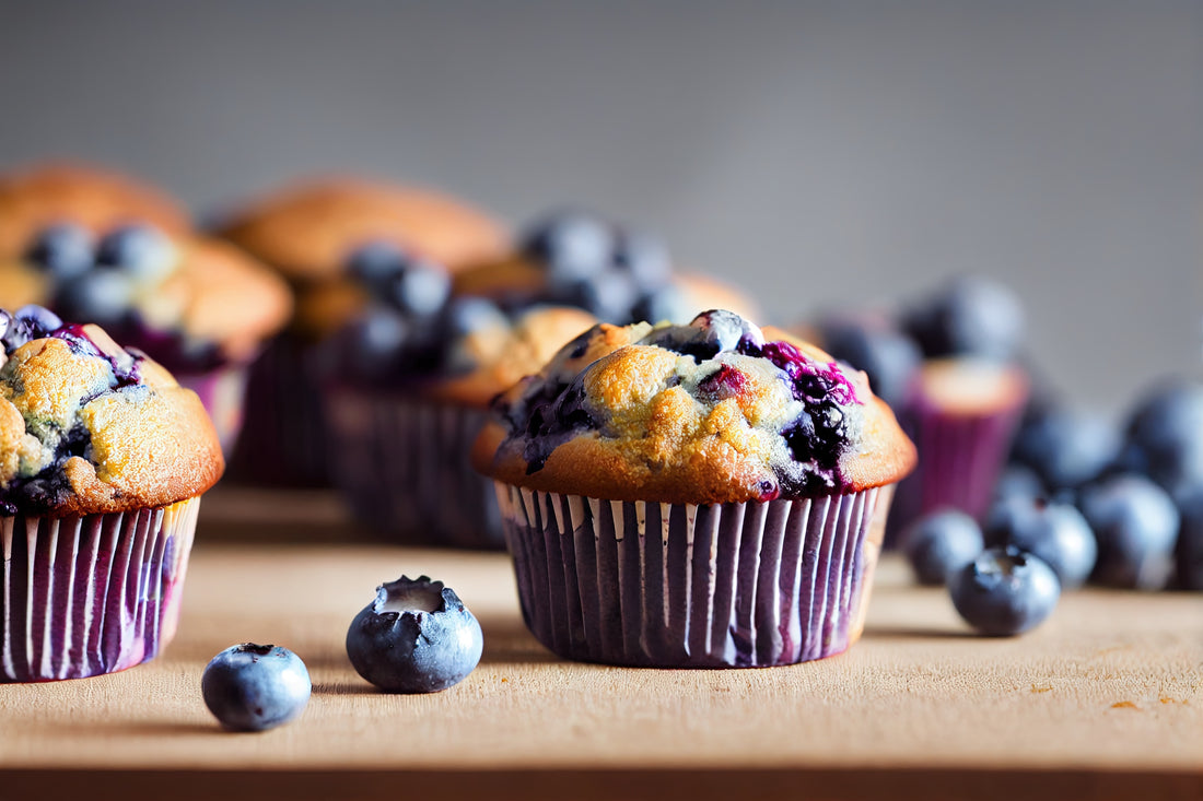 Les Muffins Super Héros : Des bleuets lyophilisés qui donnent des super pouvoirs !