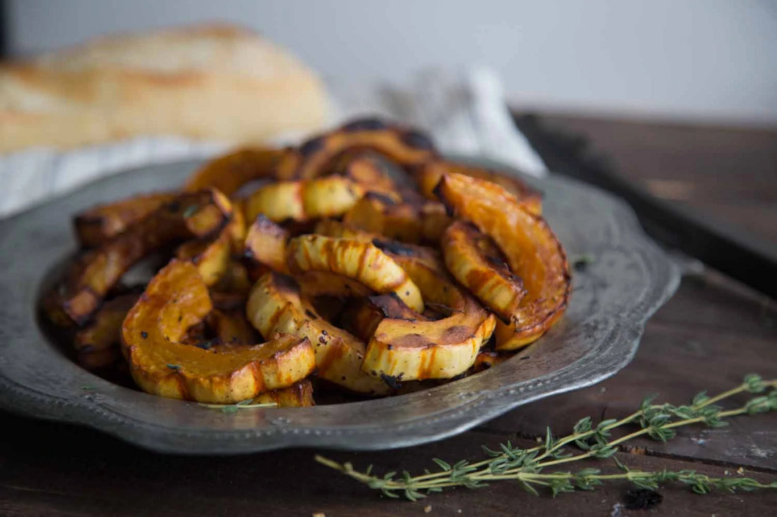 Courge Delicata Grillée au Four